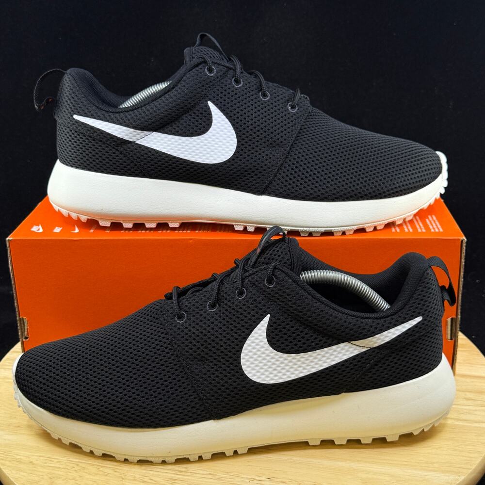 Nike Roshe Golf Shoes NN Men's Size 11.5 Black White Performance Shoe DV1202-002
